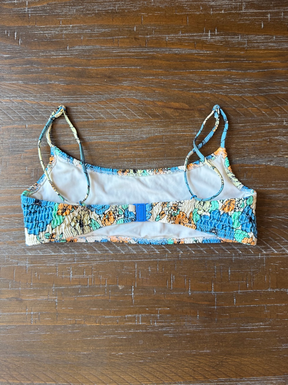 Triangl Inesa Azure Floral Bikini Top‎ - Picture 4 of 6
